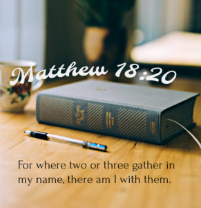 Matthew 18:20 Encouragement Verse
